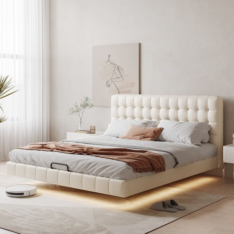Giường ngủ bọc da siêu đẹp Pula PB48