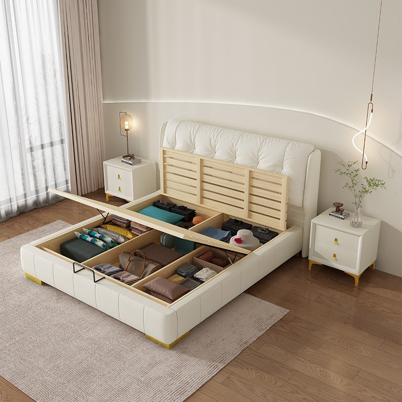 Giường ngủ bọc nệm đa năng có ngăn kéo Pula PB37