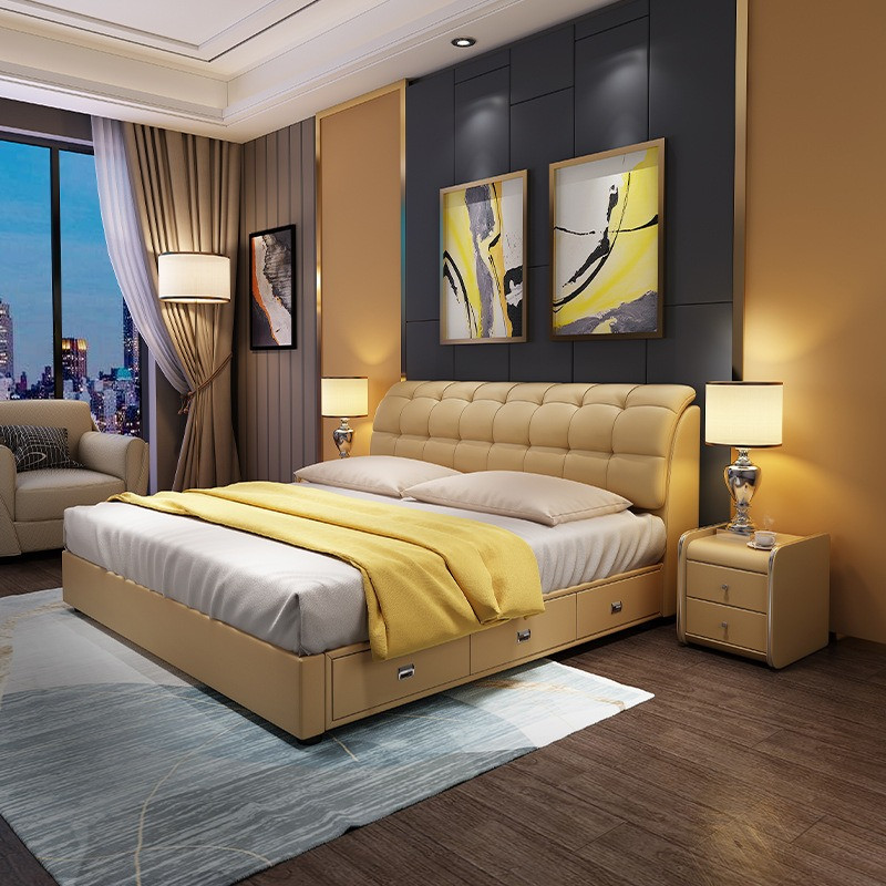 Giường ngủ bọc nệm đa năng nhiều màu Pula PB51