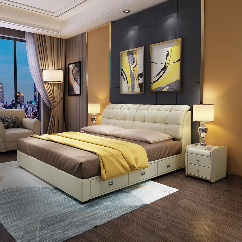 Giường ngủ bọc nệm đa năng nhiều màu Pula PB51