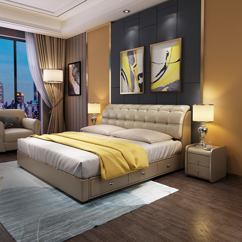 Giường ngủ bọc nệm đa năng nhiều màu Pula PB51