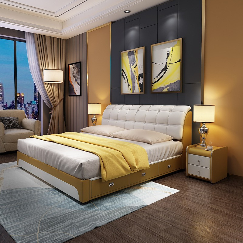 Giường ngủ bọc nệm đa năng nhiều màu Pula PB51