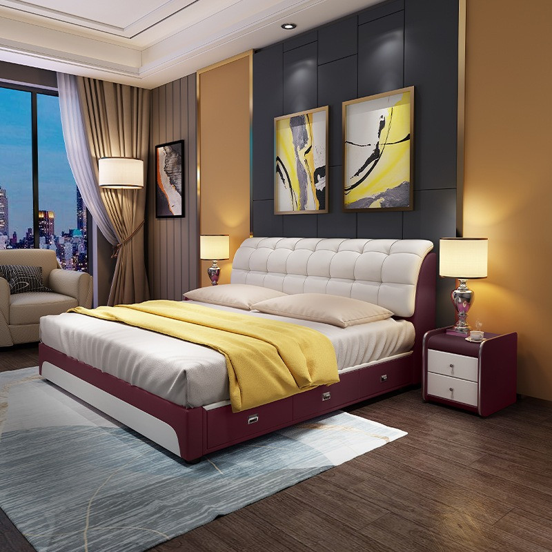 Giường ngủ bọc nệm đa năng nhiều màu Pula PB51