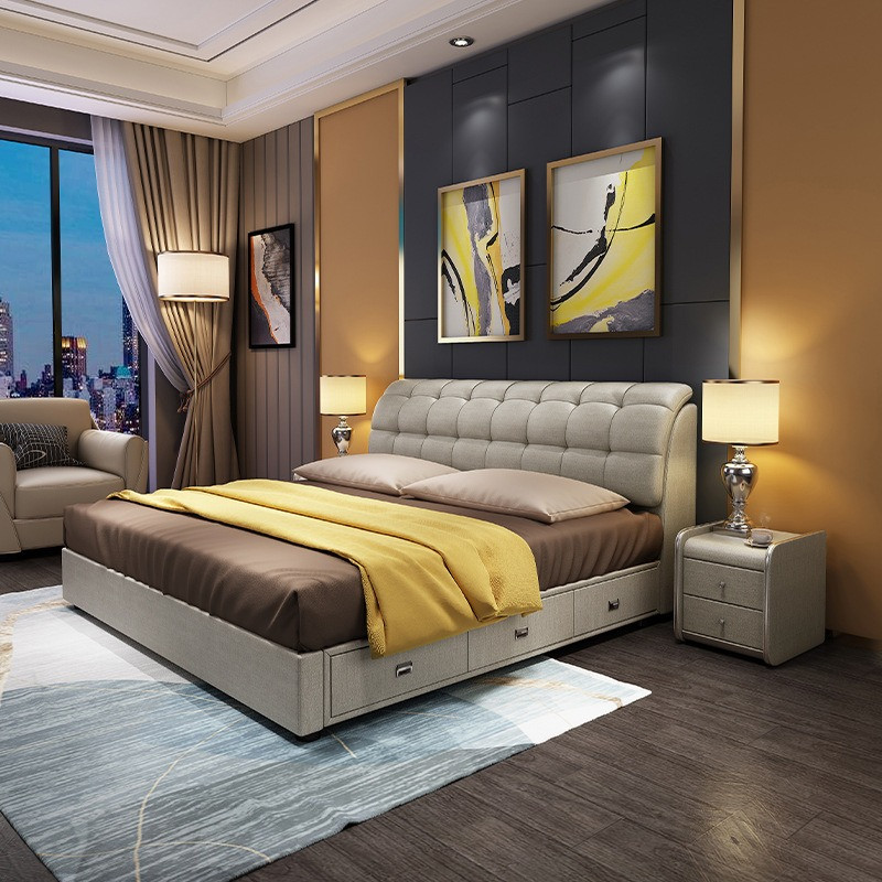 Giường ngủ bọc nệm đa năng nhiều màu Pula PB51