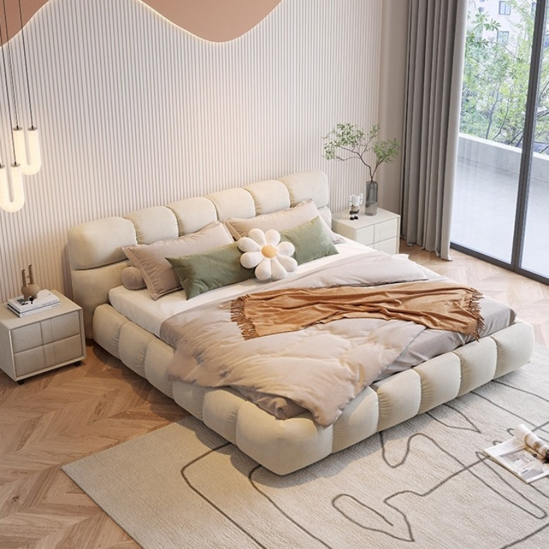 Giường ngủ bọc nệm dễ thương cho bé gái Pula PB35