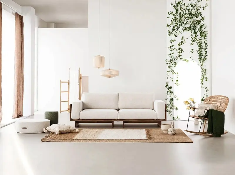 Sofa thiết kế đơn giản, dễ kết hợp với mọi không gian nội thất 