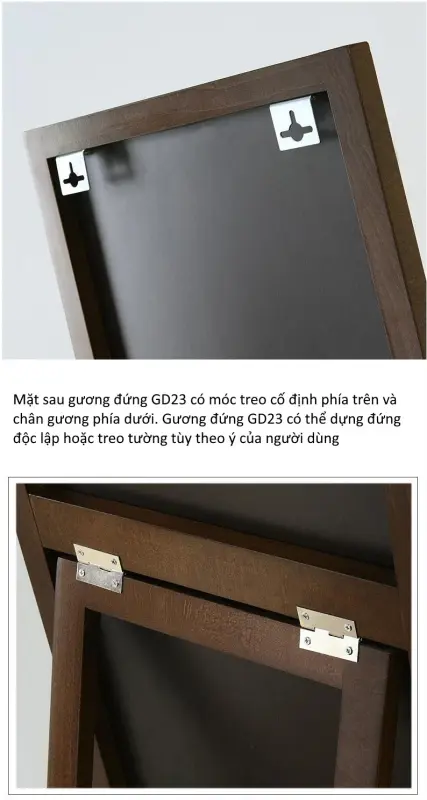 Mặt sau gương