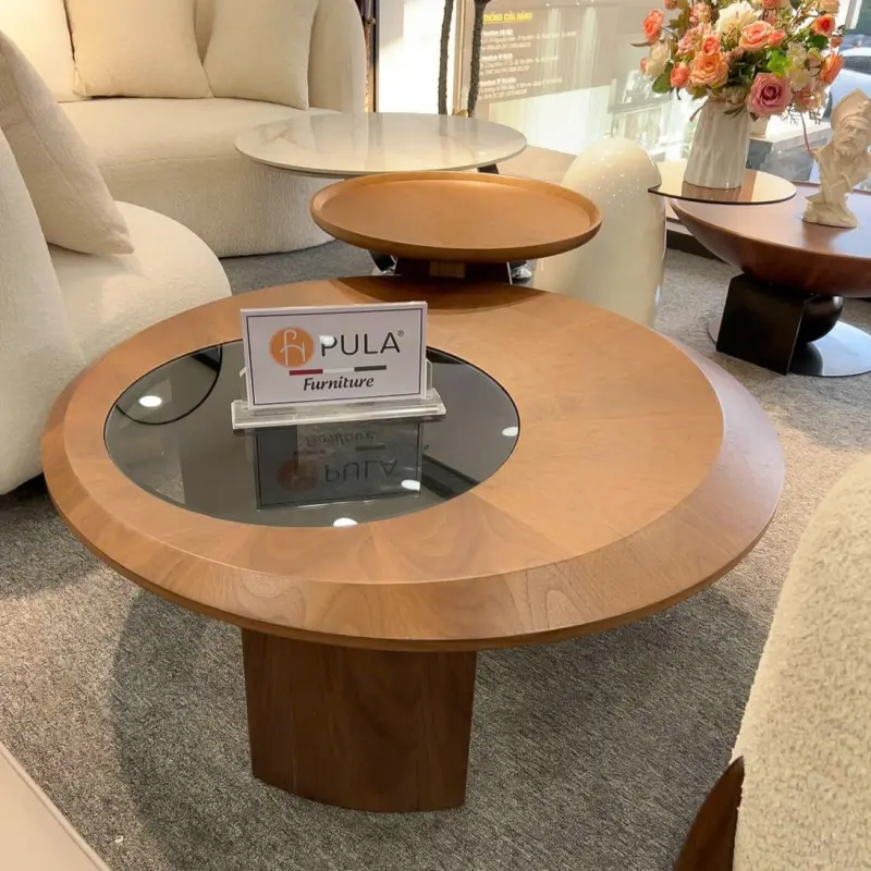 Ảnh chụp cận chất sản phẩm tại showroom Pula