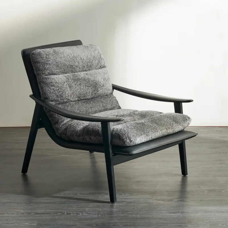 Ghế Armchair thư giãn Fynn phiên bản đệm nỉ 