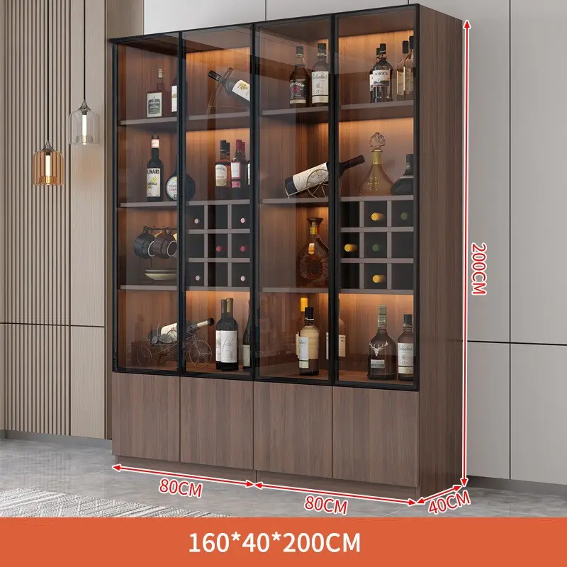 Kích thước Tủ rượu cánh kính WDC03 20 ô