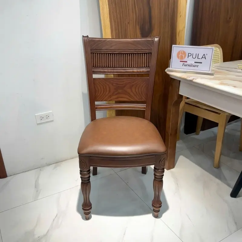 Ghế ăn gỗ tân cổ điển N09