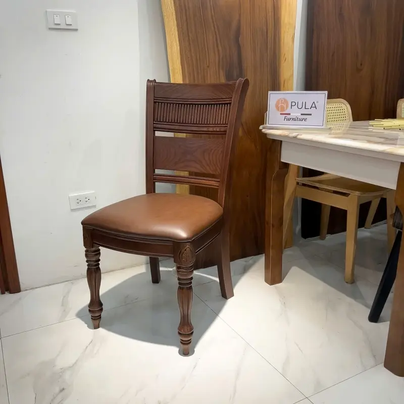 Ghế ăn gỗ tân cổ điển N09