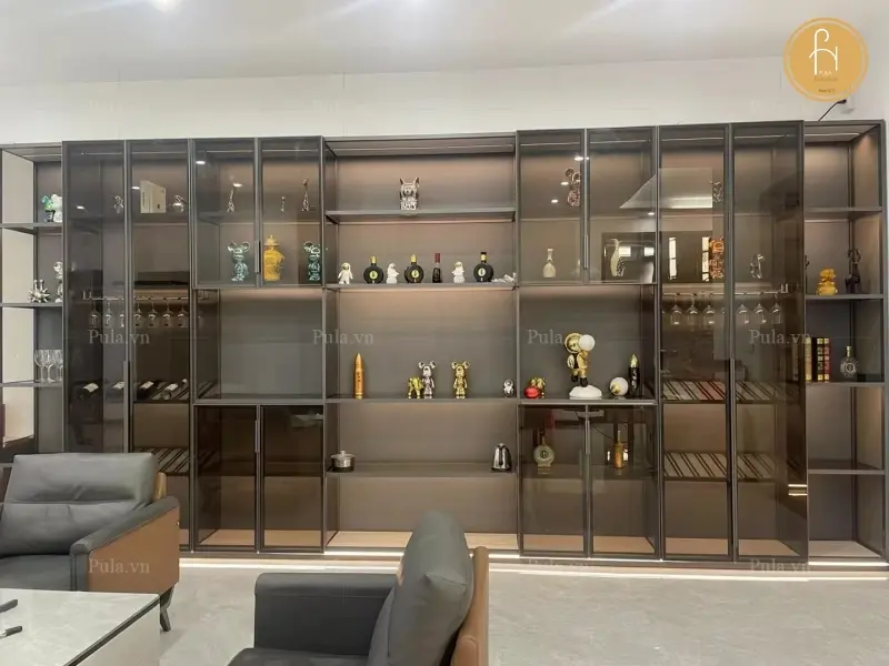 Tủ rượu tại căn hộ ở Long Biên - Hà Nội 