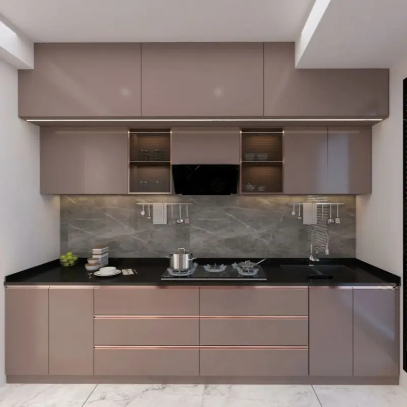 Tủ bếp Melamine chữ I PKC36