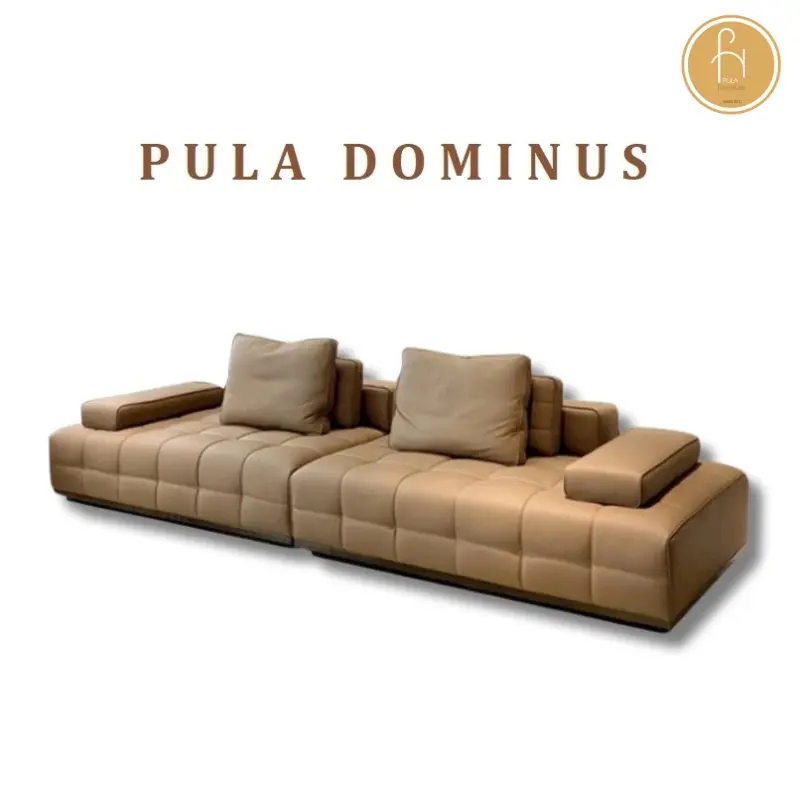 Sofa da cho văn ph&ograve;ng hiện đại Dominus