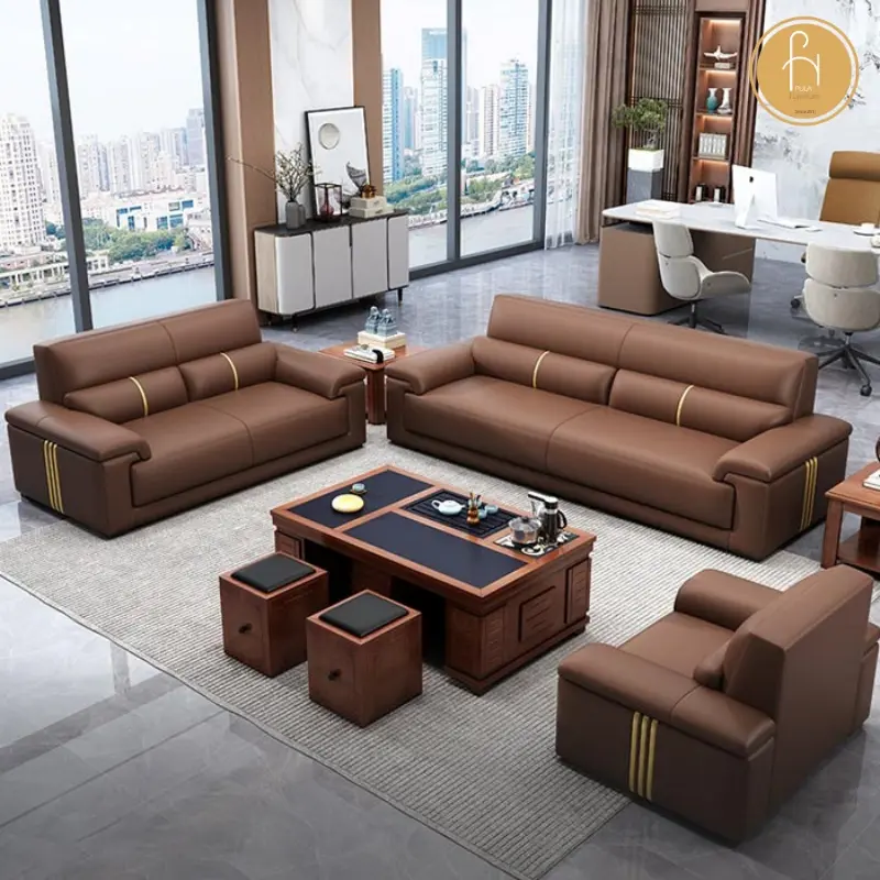 Bộ sofa hiện đại ph&ograve;ng l&atilde;nh đạo