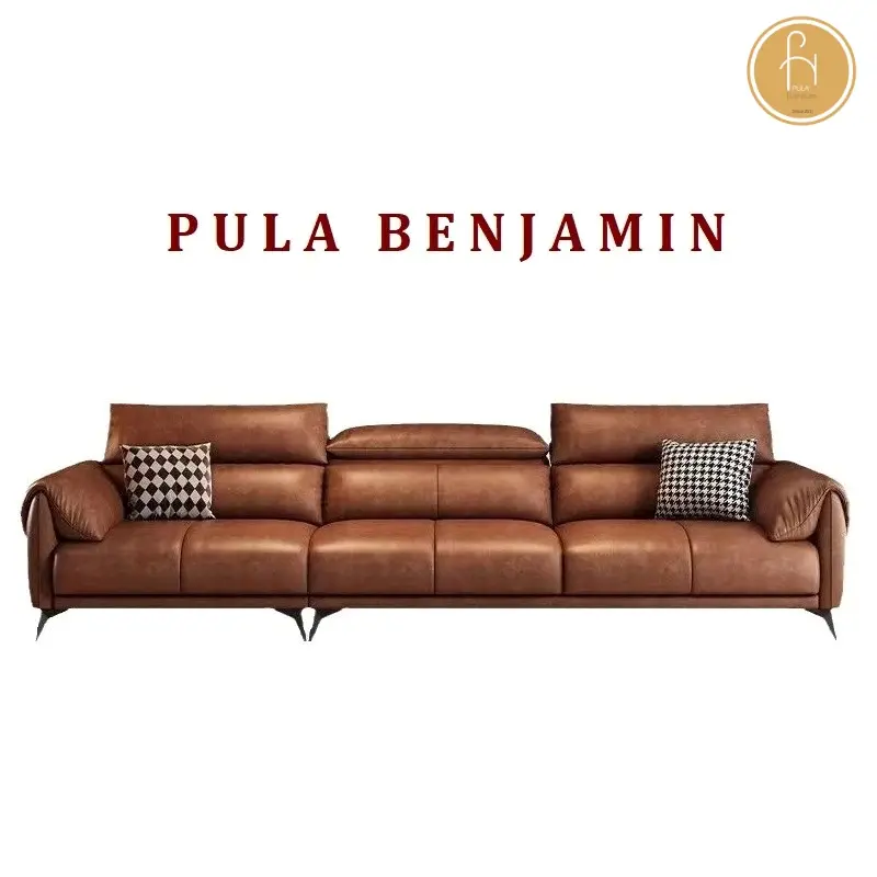 Sofa da chống ch&aacute;y cho văn ph&ograve;ng ở H&agrave; Nội Benjamin