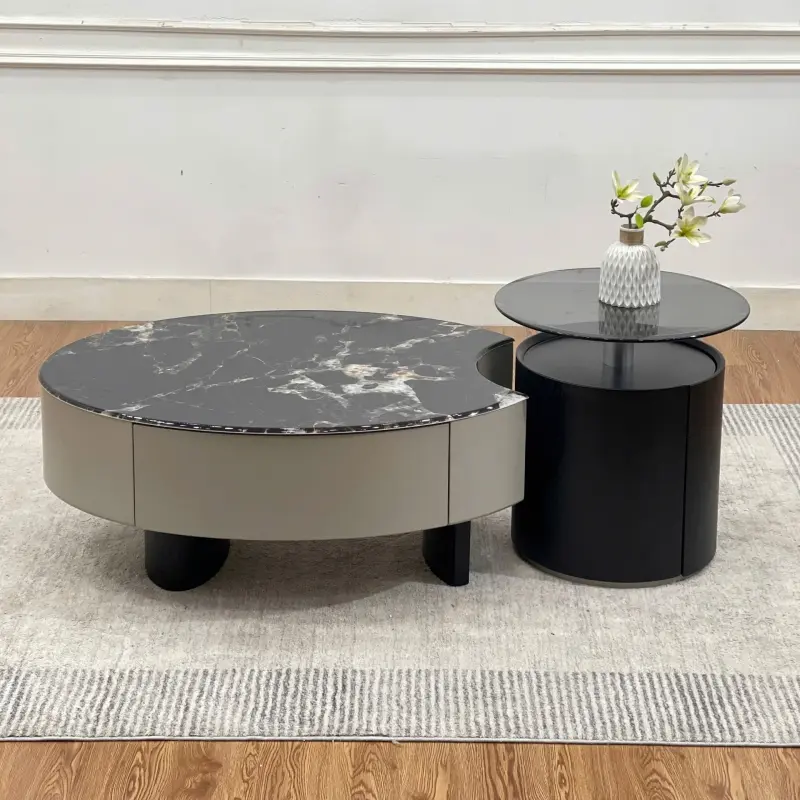 Bộ bàn trà đôi hình quả trám BT90