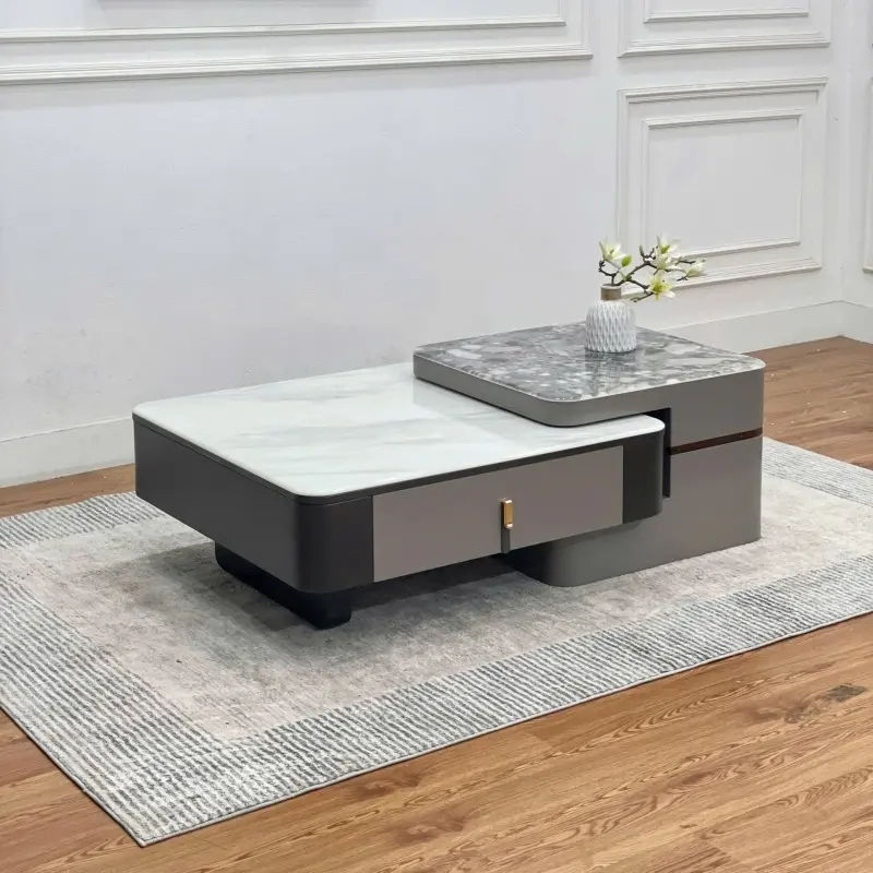 Bàn trà vuông kèm Tab nhập khẩu BT92