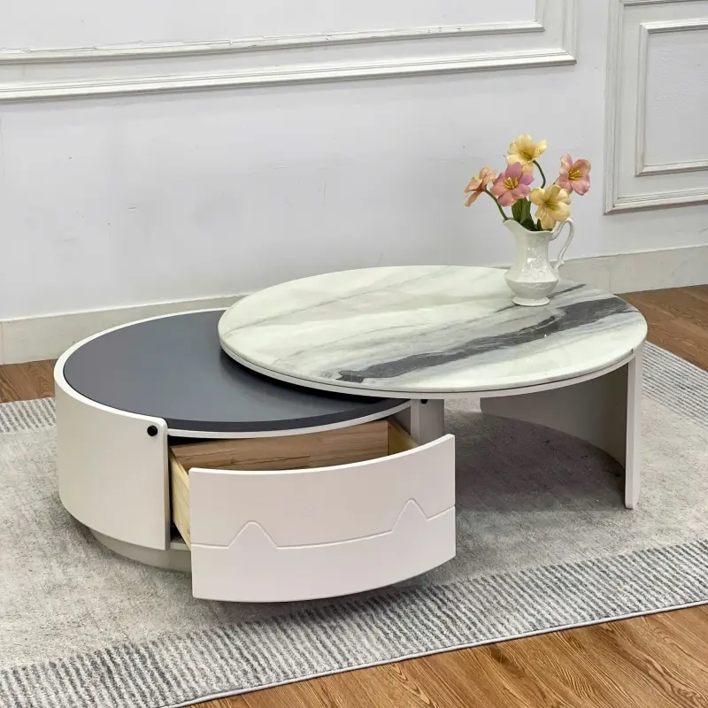 Bàn trà tròn thông minh BT91