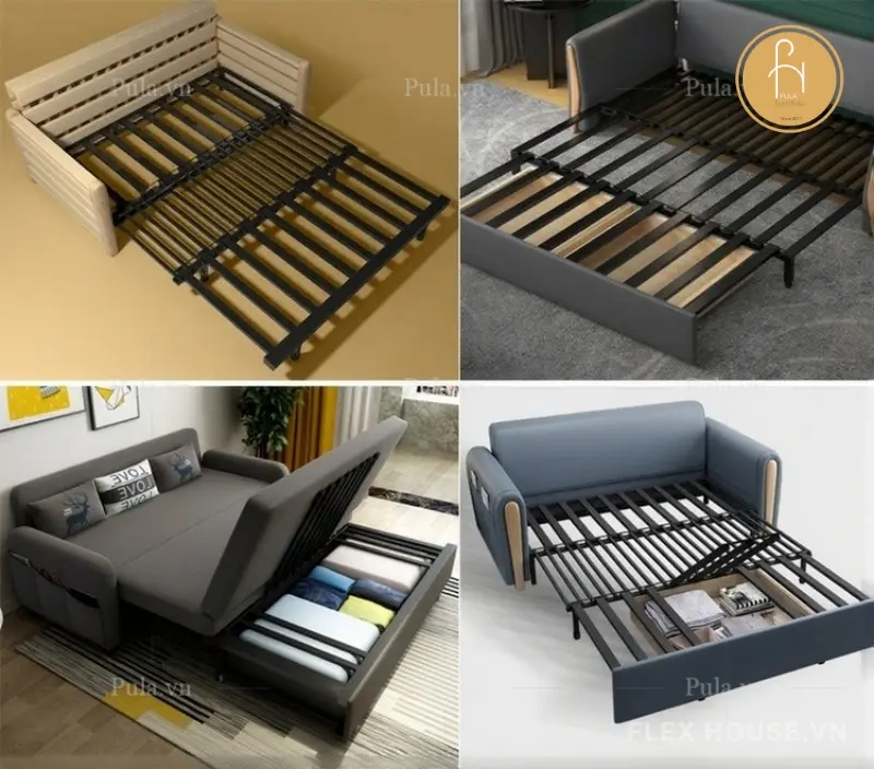 Sofa giường k&eacute;o r&uacute;t