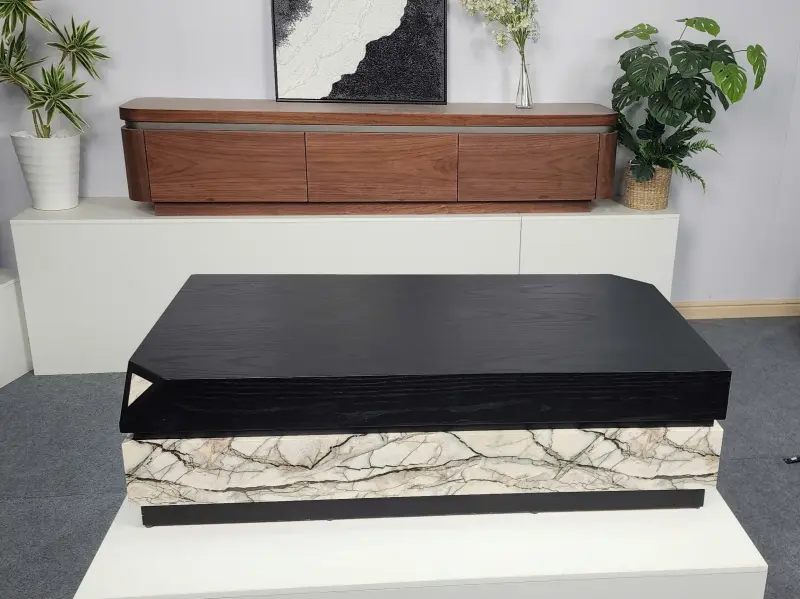 B&agrave;n tr&agrave; chữ nhật 2 khối BT100