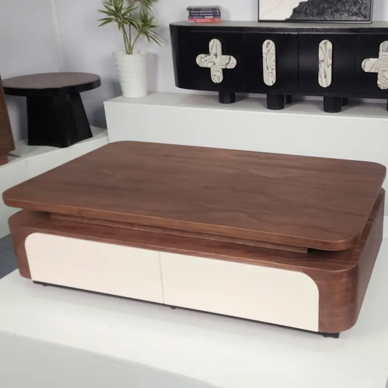 B&agrave;n tr&agrave; gỗ chữ nhật hiện đại BT105