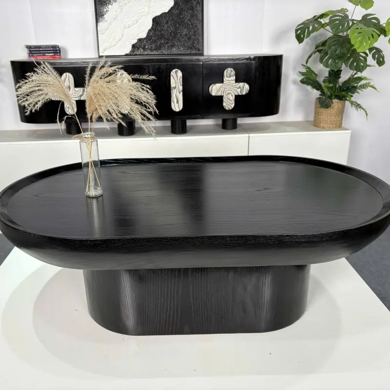 B&agrave;n tr&agrave; gỗ hiện đại BT103 phi&ecirc;n bản đen