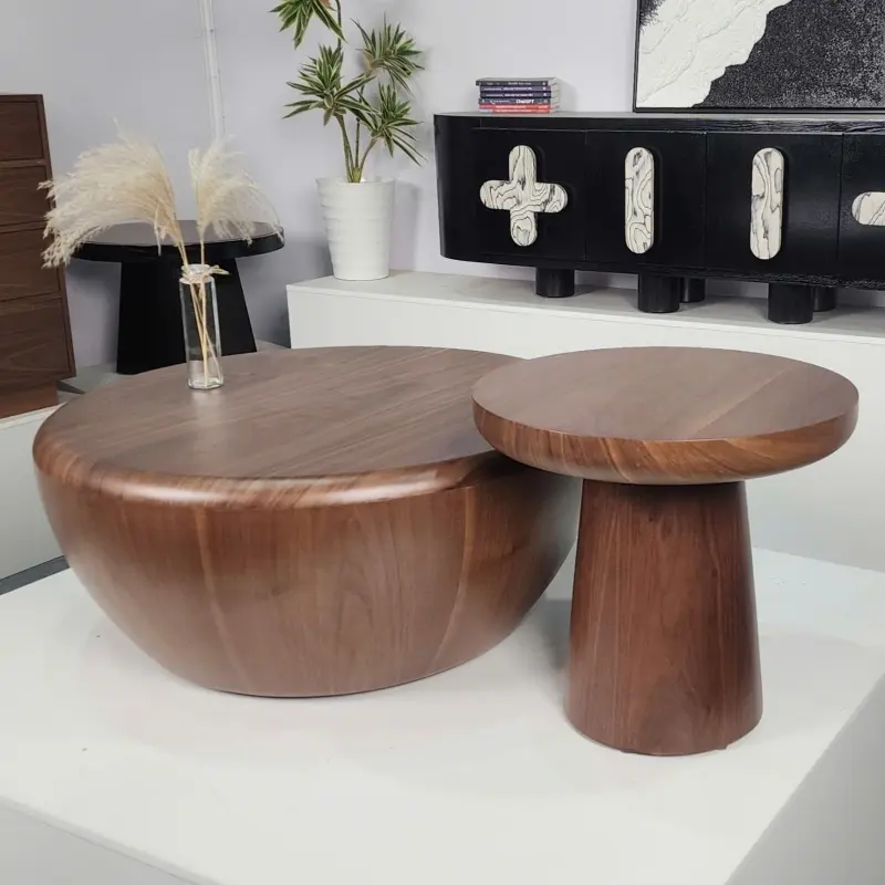 Bộ b&agrave;n tr&agrave; gỗ 2 m&oacute;n phong c&aacute;ch Bắc &Acirc;u BT104