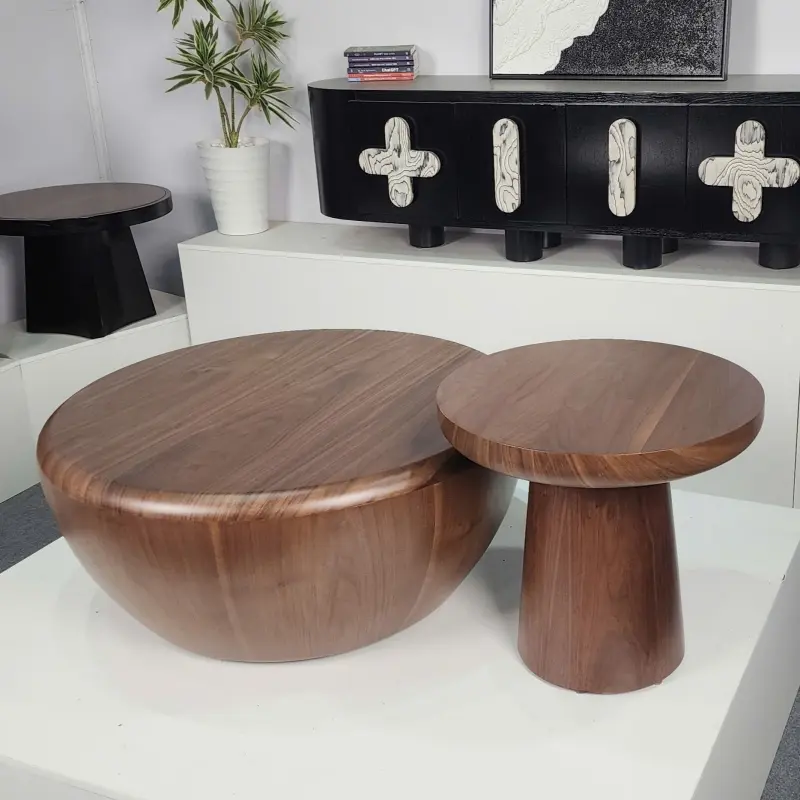 Bộ b&agrave;n tr&agrave; gỗ 2 m&oacute;n phong c&aacute;ch Bắc &Acirc;u BT104