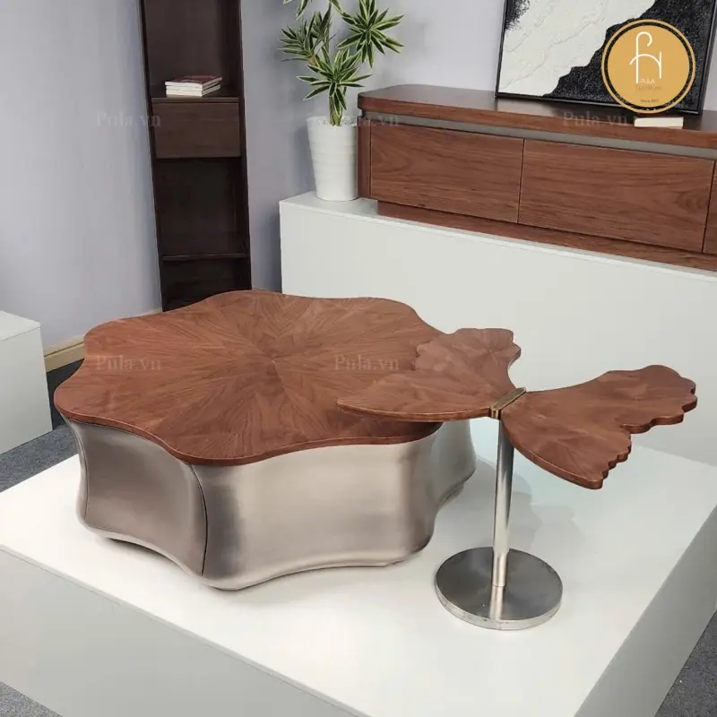 B&agrave;n tr&agrave; đ&ocirc;i hồ điệp phong c&aacute;ch &Yacute; BT109