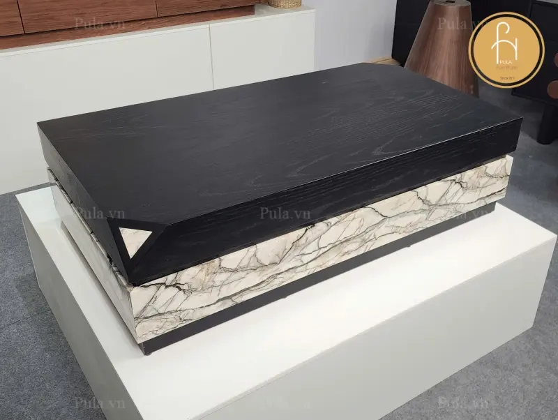 B&agrave;n tr&agrave; chữ nhật 2 khối BT100