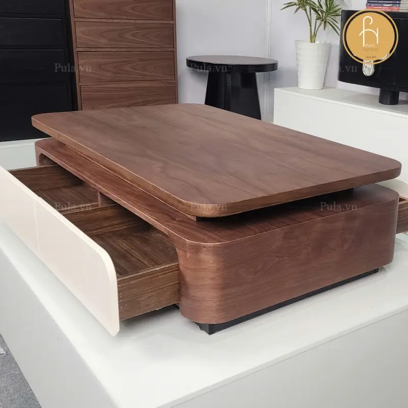 B&agrave;n tr&agrave; gỗ chữ nhật hiện đại BT105