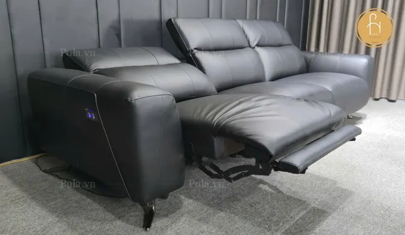 Sofa da b&ograve; &Yacute; chỉnh điện Scar V96