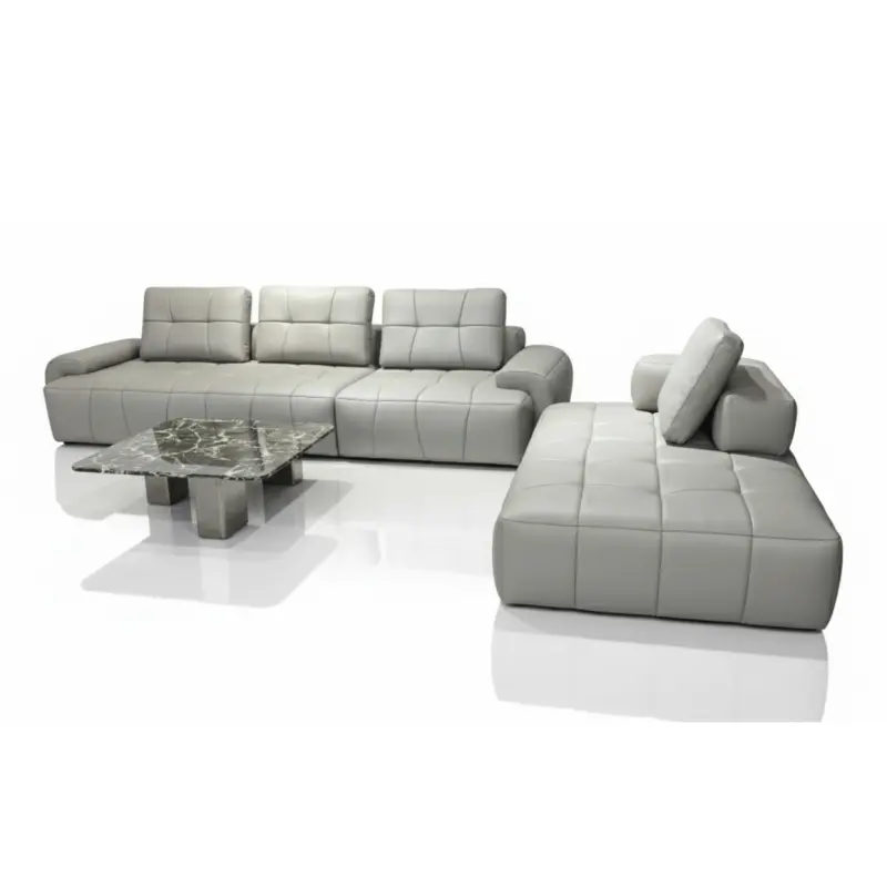 Sofa da b&ograve; phong c&aacute;ch &Yacute; hiện đại Boston (V98)