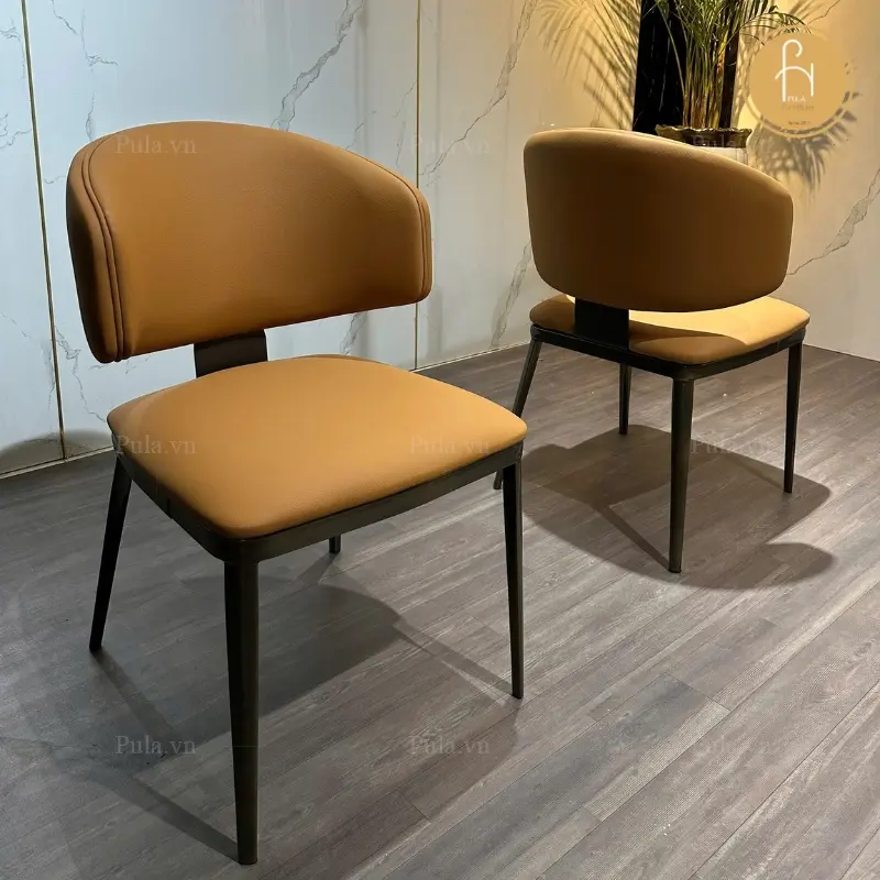 Ghế ăn Lochai m&agrave;u cam