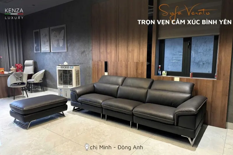 Kenza - Bọc sofa da cao cấp H&agrave; Nội