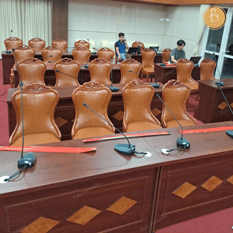 Ghế hội nghị Pula Furniture cung cấp cho cơ quan Tỉnh ủy 