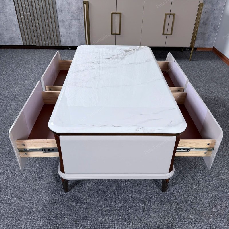 B&agrave;n tr&agrave; chữ nhật nhập khẩu BT124