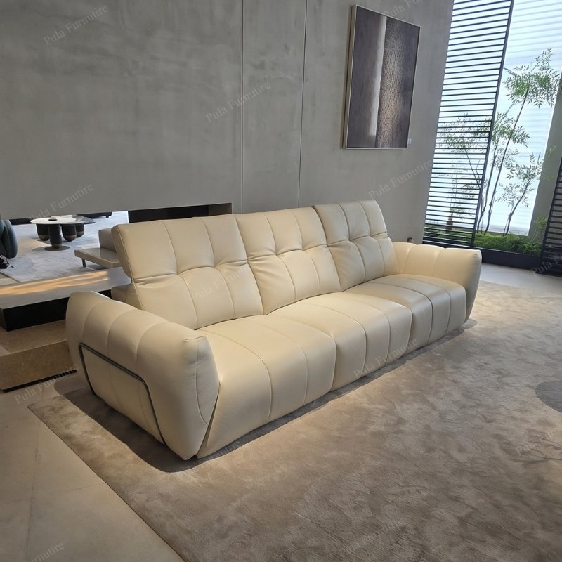 Sofa da B&ograve; chỉnh điện Mavish (V99)