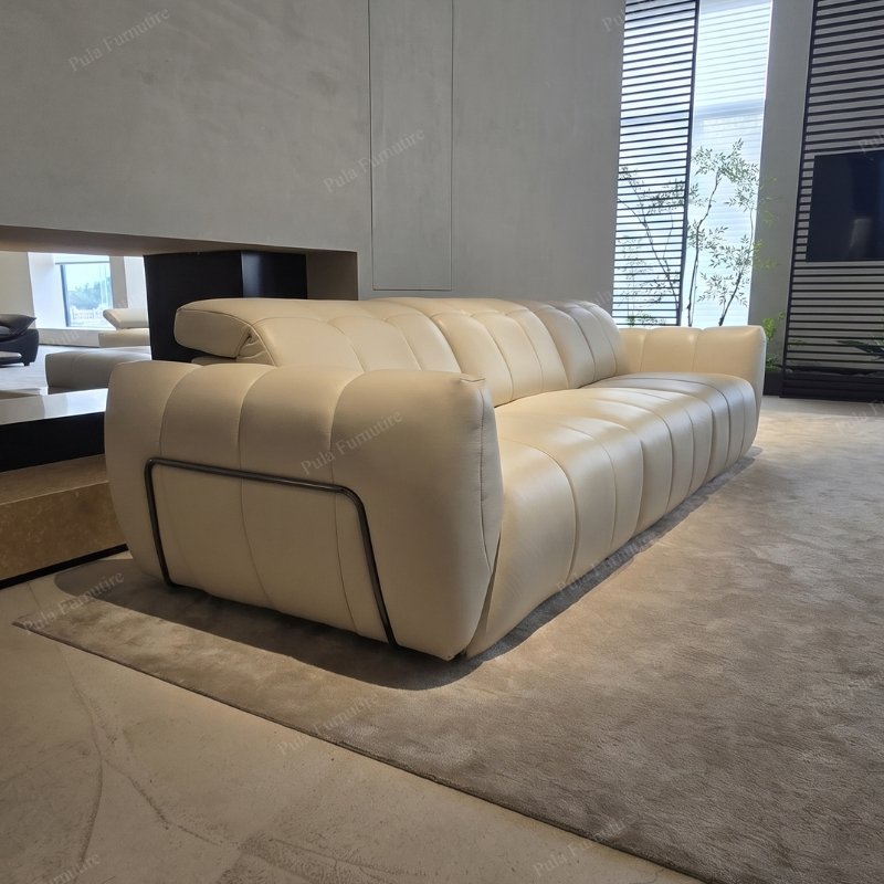Sofa da B&ograve; chỉnh điện Mavish (V99)