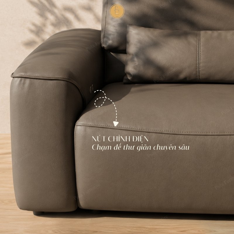 Sofa da thật chỉnh điện Adalto (V100)