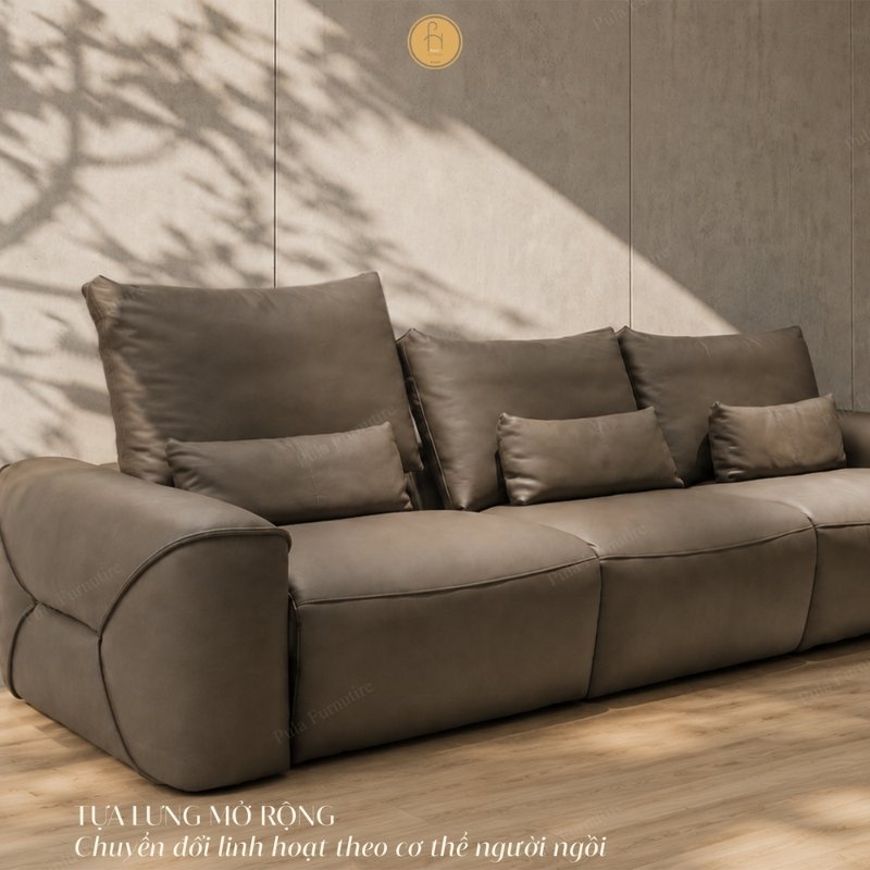 Sofa da thật chỉnh điện Adalto (V100)