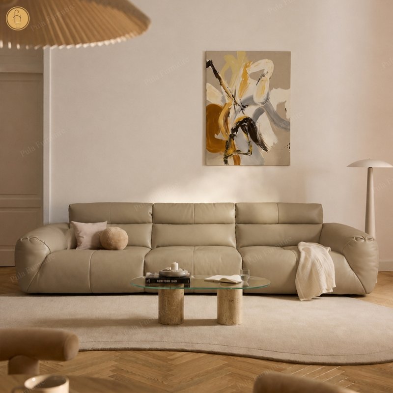 Sofa bọc da cao cấp thiết kế hiện đại Ardor (V107)