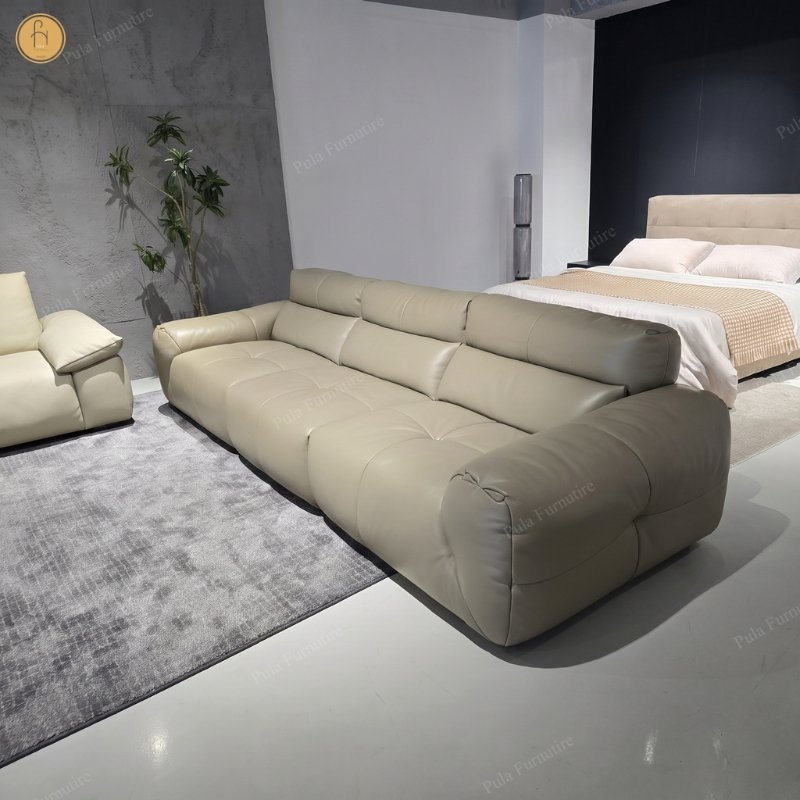 Sofa bọc da cao cấp thiết kế hiện đại Ardor (V107)