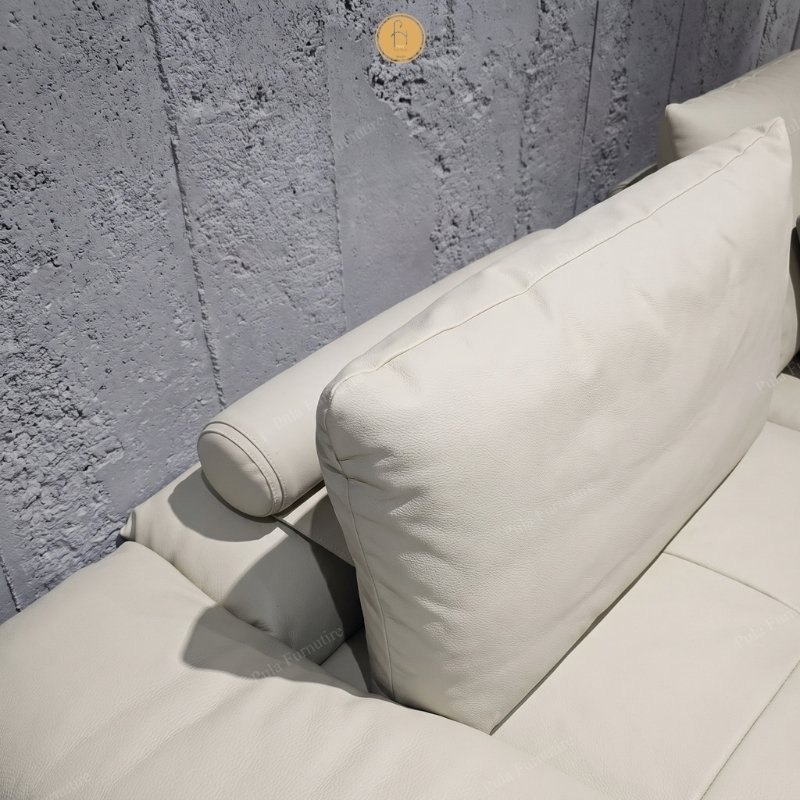 Sofa da b&ograve; thiết kế tối giản Amaris (V106)
