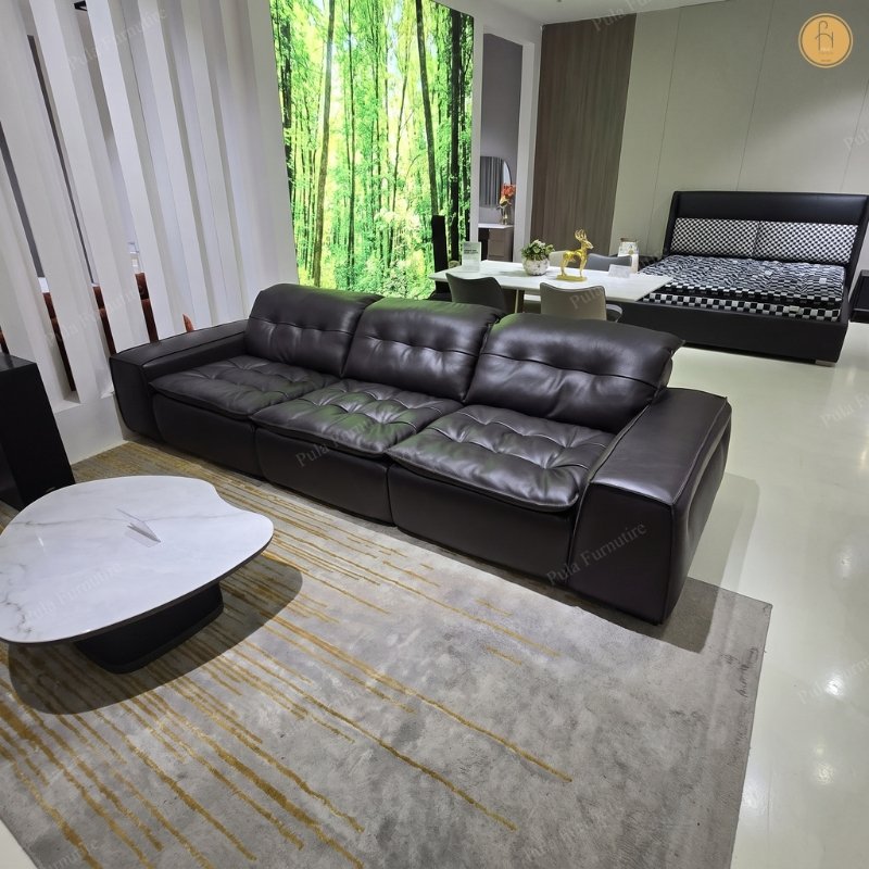 Sofa văng bọc da cao cấp Brendo (V109)