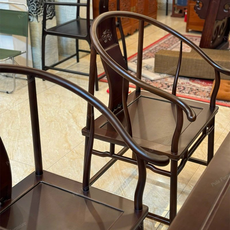 Bộ bàn trà gỗ Hương phong cách nhà Minh cổ TD12