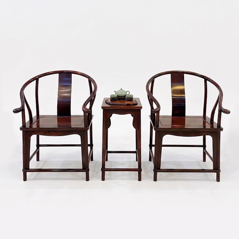 Bộ bàn trà mini 3 món gỗ Hương TD26