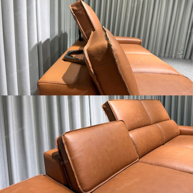 Sofa bọc da bò cao cấp Revelo (V103) hoàn thiện tại xưởng